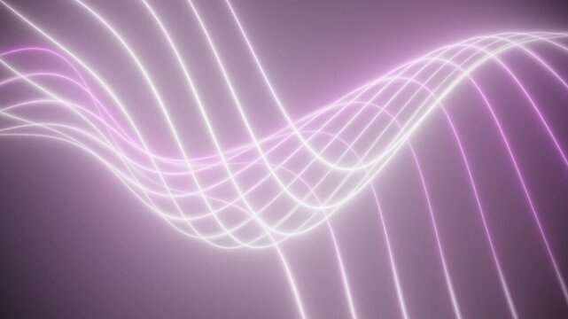 Silk Ribbons Flowing Abstract Elegant Background Seamless Loop