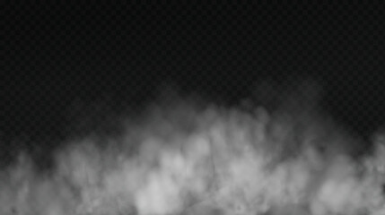 Fototapeta premium Abstract white smoke fog cloud background.