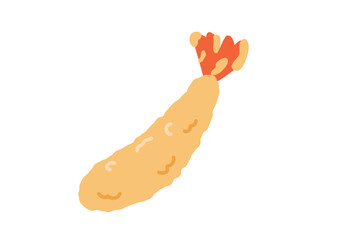 美味しそうなエビの天ぷら