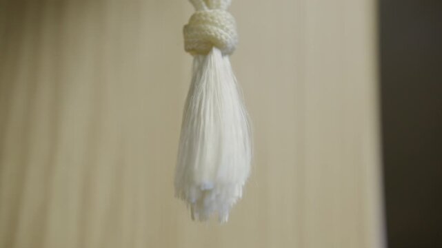 Dinner bell on a ship close up