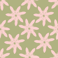 Obraz premium seamless floral pattern