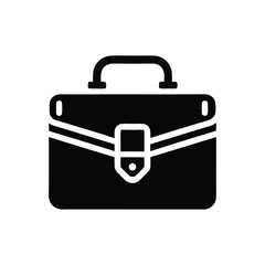 A sleek black briefcase with silver accents presents a professional business perfectly