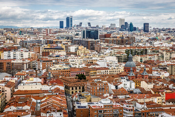 Obraz premium Madrid skyline
