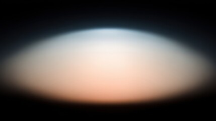 Radiant Circular Light Beam on Dark Background with Gradient Glowing Effect and Focus on Center in Studio