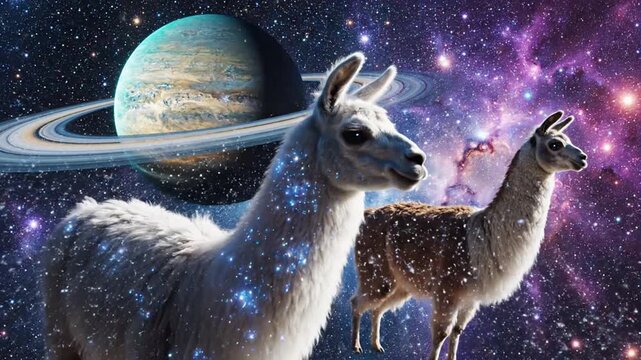 Llamas In Outer Space