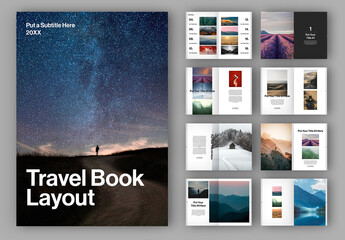 Travel Photography Book Layout