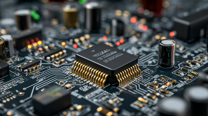 Audio processing hardware illustration representing sound computation electronics technology background