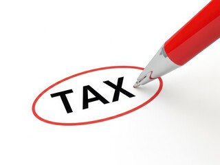 Highlighting the importance of taxation in financial planning isolated 