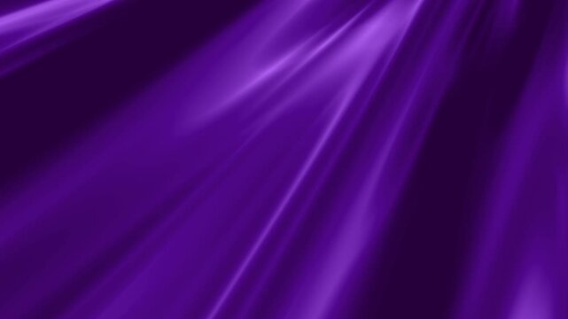 rich deep purple floaty silk fabric with a satin texture, blowing gently in the breeze, silky material sheet texture 4K animated motion background animation