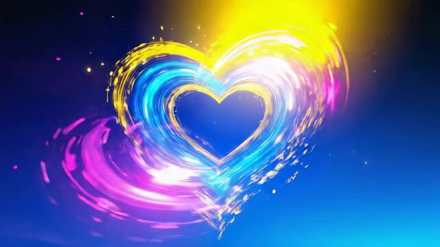 abstract heart shape