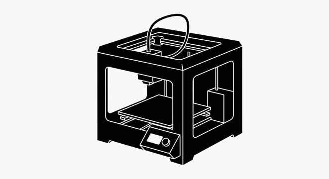 3D printer machine for industrial use.