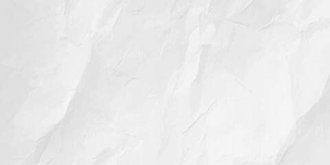 Fototapeta premium Crumpled white paper texture background with organic shadows and creased surface for minimalist graphic design mockup