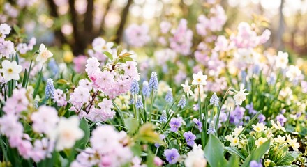 purple and white flowers