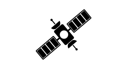 Satellite in Space Orbiting Earth System. © rohmat