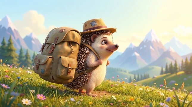 旅するハリネズミ