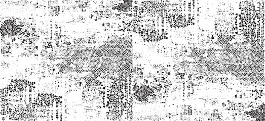 Rough black and white texture vector. Distressed overlay texture. Grunge background. Abstract textured effect. Vector Illustration. Black isolated on white background. EPS10
