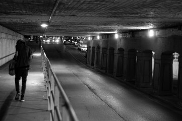person in underpass © Kelvin