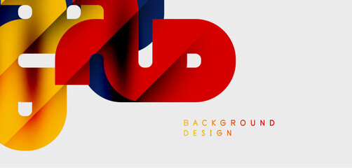 Obraz premium Abstract flowing ribbons, vibrant colors, modern design. Smooth gradients create dynamic visual impact. Background elements suggest movement.