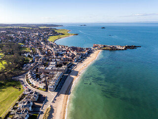 Aerial Perspective of North Berwick Harbour