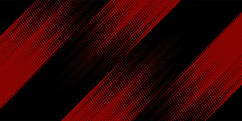 Halftone dots red and blue color pattern gradient grunge texture background. Dot pop art comic sport style vector illustration. modern background