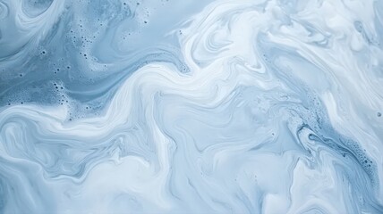 Fototapeta premium Abstract Blue Swirls and Waves in Fluid Motion Creating a Soothing Artistic Background