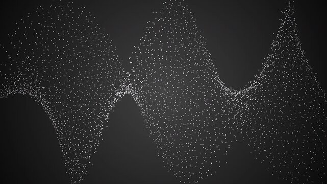 Abstract deep space gradient background animation featuring glowing light particles forming a propeller like pattern that rolls smoothly across the frame.