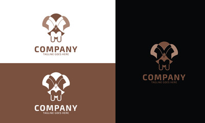 Creative Logo Template Design, unique suitable symbol technology for digital brands