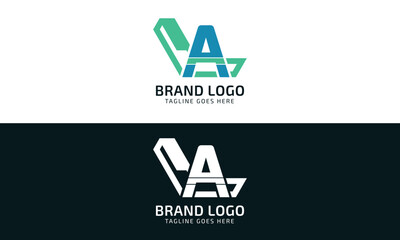 Creative Logo Template Design, unique suitable symbol technology for digital brands