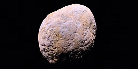 Sponde Jupiter Moon - Sponde (Jupiter XXXVI) is a tiny, irregular retrograde satellite of Jupiter, discovered in 2001. © Catmando