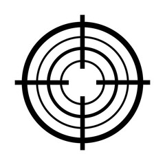Black and white target