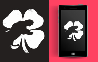 St_Pat_Trex_Dino_St_Patricks_Day_40_positioned © teecool