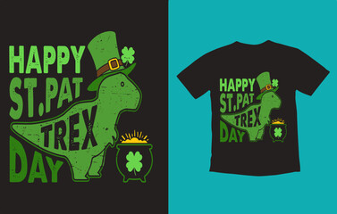 St_Pat_Trex_Dino_St_Patricks_Day_63_positioned © teecool