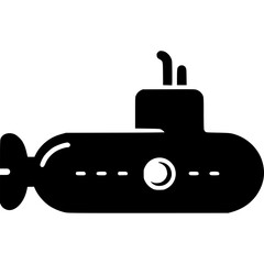 Obraz premium Submarine Icon Vector