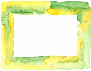 水彩　枠　フレーム