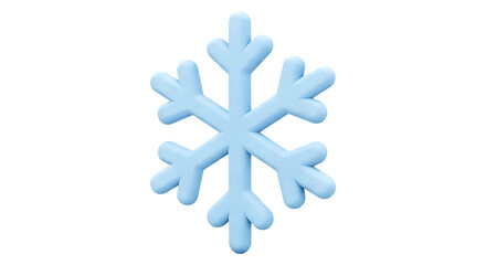 Fototapeta premium A stylized snowflake graphic with a light blue hue and intricate symmetrical patterns.