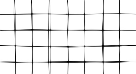 A simple hand drawn black grid framework provides a basic graphic foundation for diagrams planners charts presentations and educational resources.