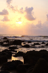 Fototapeta premium sunrise on the beach