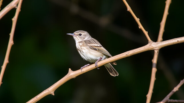 Mangrove Warbler, Puerto Egas, Santiago, Galapagos Islands, Ecuador