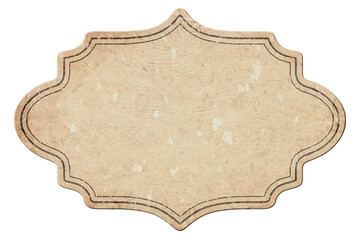 Vintage Wine Label on Old Paper Texture