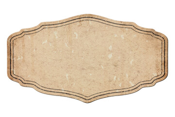 Vintage Wine Label on Old Paper Texture