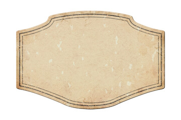 Vintage Wine Label on Old Paper Texture