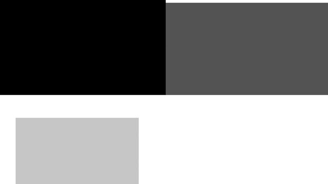 Black and white square shapes video transition animation