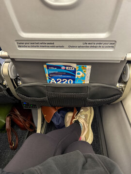 Relaxing Flight: JetBlue Tray Table and Comfort