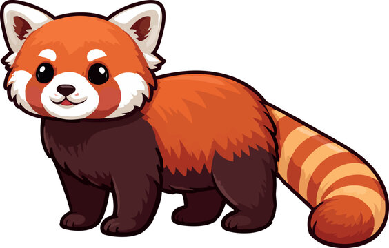 Cute red panda