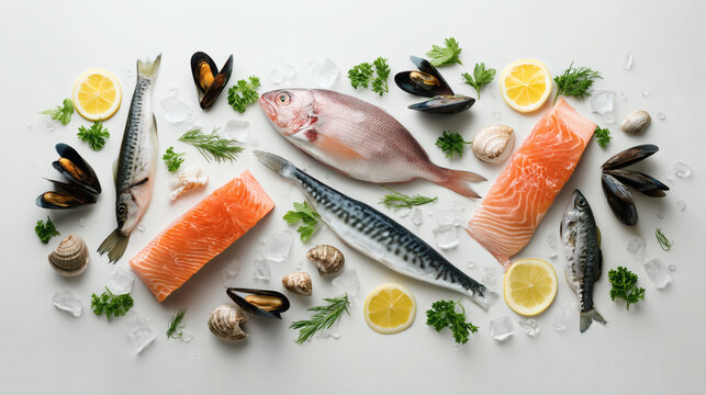 Fresh seafood combo plate