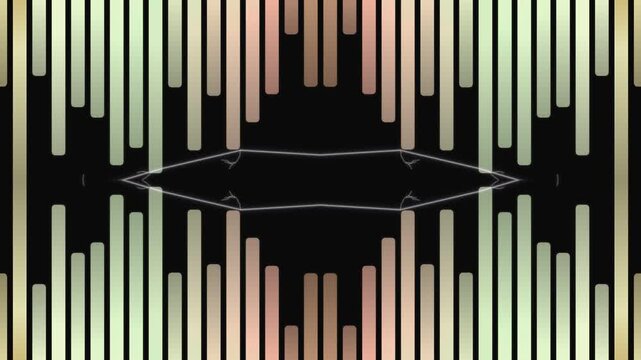 A vibrant barcode pattern design features colorful stripes and industrial metal lines to create a modern vector art illustration for business labels and abstract wallpaper textures