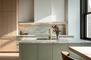 modern kitchen interior