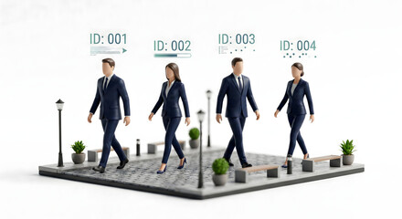 AIが通行人にIDを付与してトラッキングする群衆監視システム