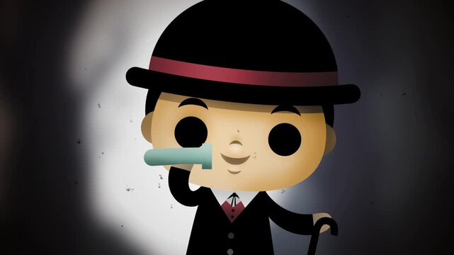 dr jekyll transforming into mr hyde cute kawaii style