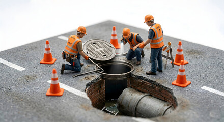 下水道点検作業